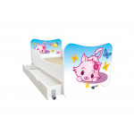 Detská posteľ Top Beds Happy Kitty 140x70 Little Kitty so zásuvkou